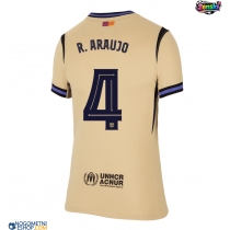 Ženski Nogometni dresi Barcelona Ronald Araujo #4 Gostujoči 2025-26 Kratek Rokav